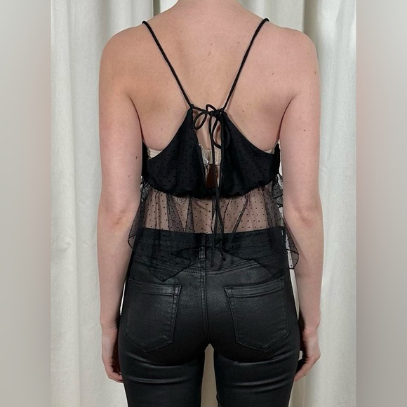 Fairy Hem Babydoll Crop Top - Picture 4 of 7